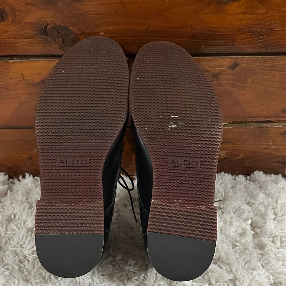 ALDO Black Leather Chukka Boots for Men - Picture 5 of 8